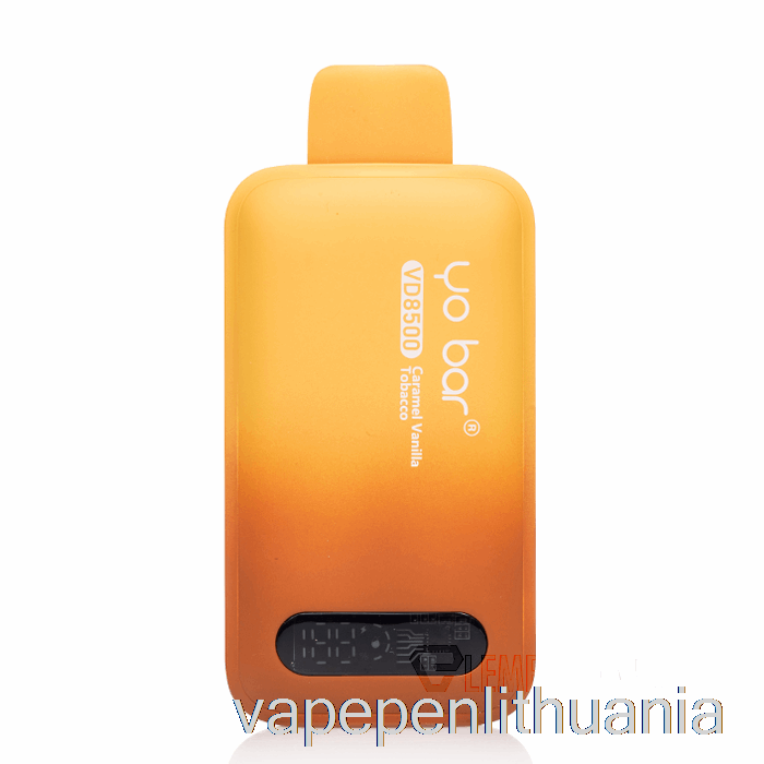 Yo Bar Vd8500 Vienkartinis Karamelinis Vanilinis Tabako Vape Skystis